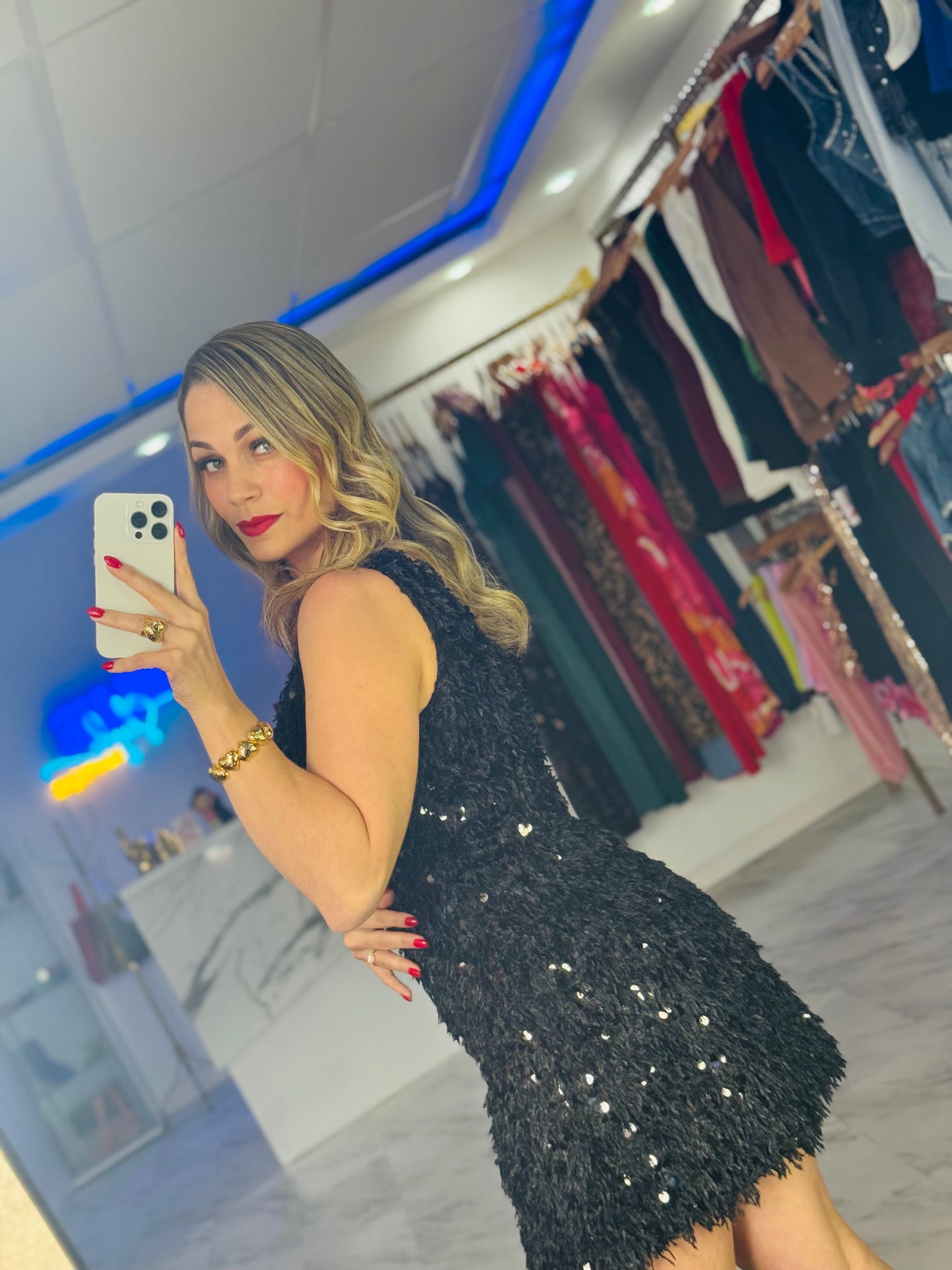 Aura Black Dress