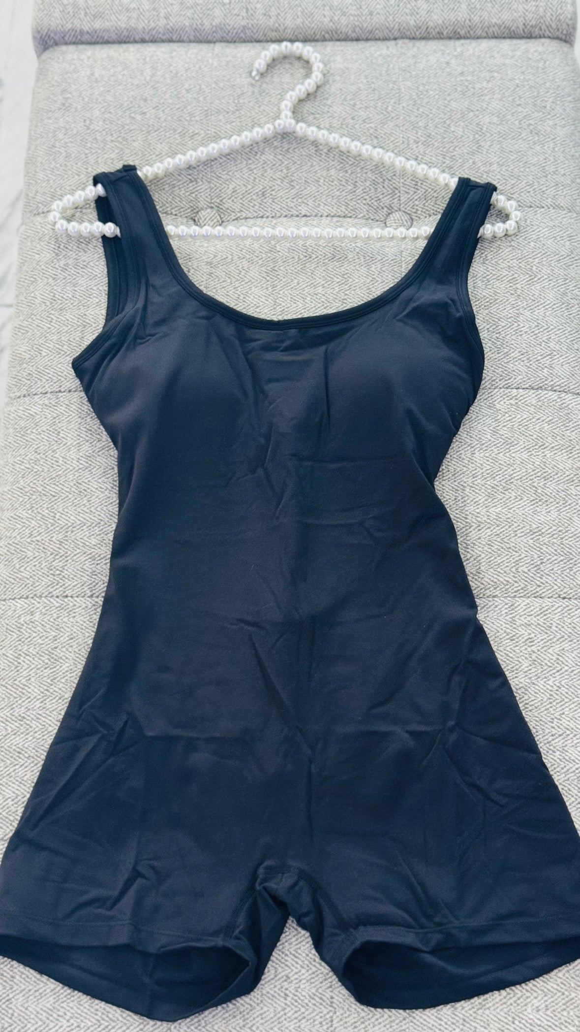 Black Gym Romper