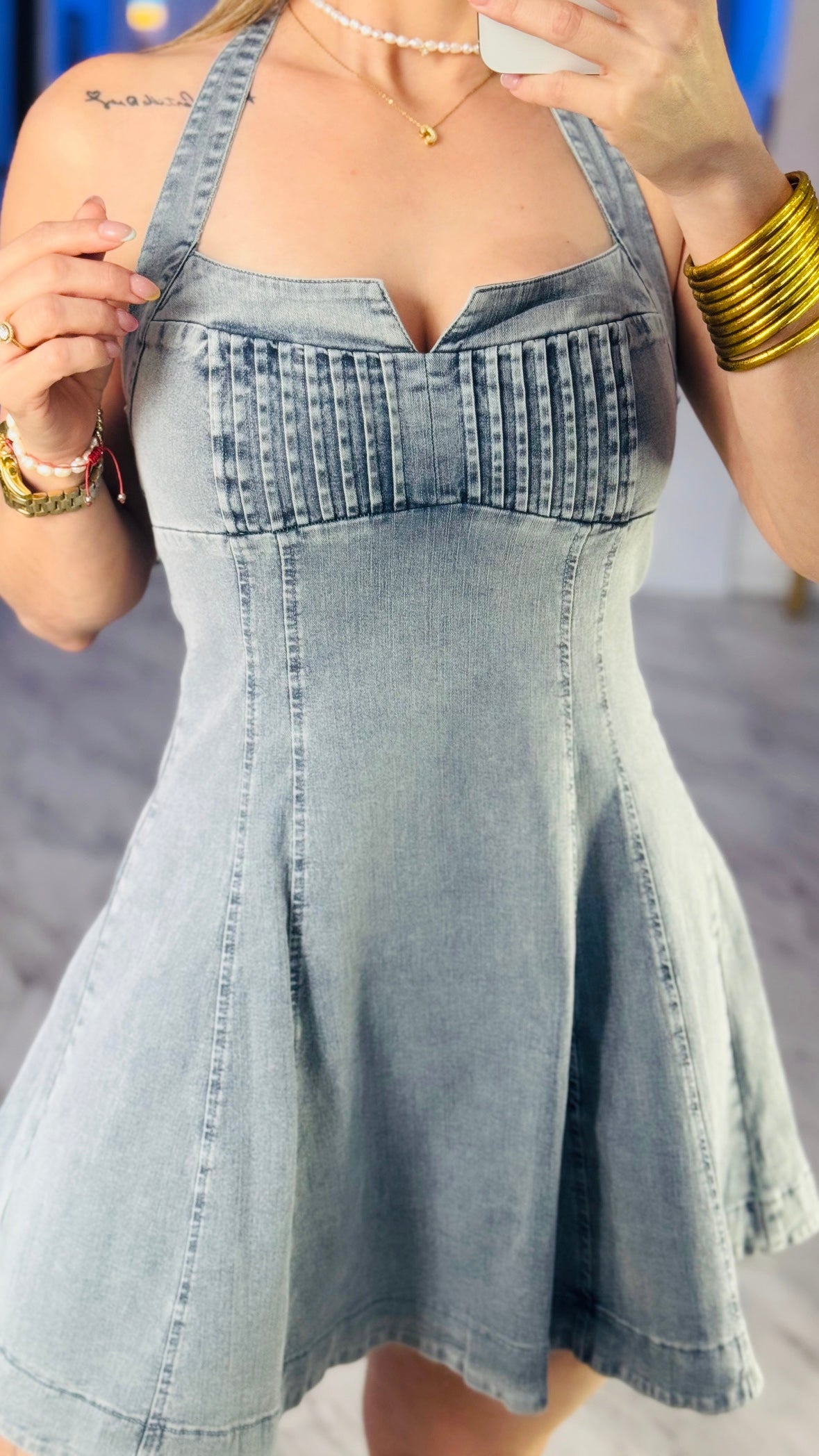 Leticia Denim Dress