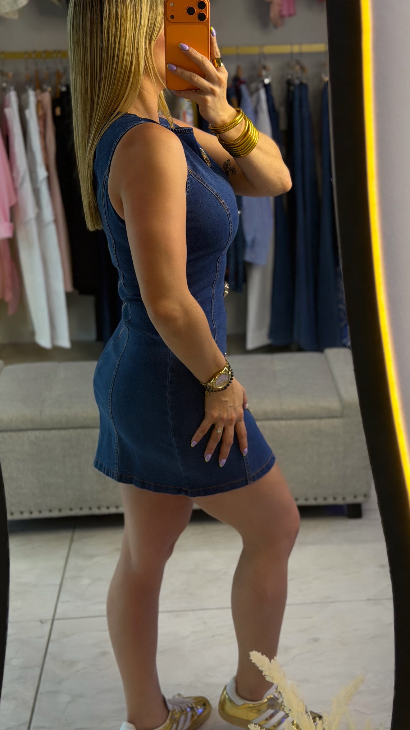 Del Mar Denim Dress 🌊