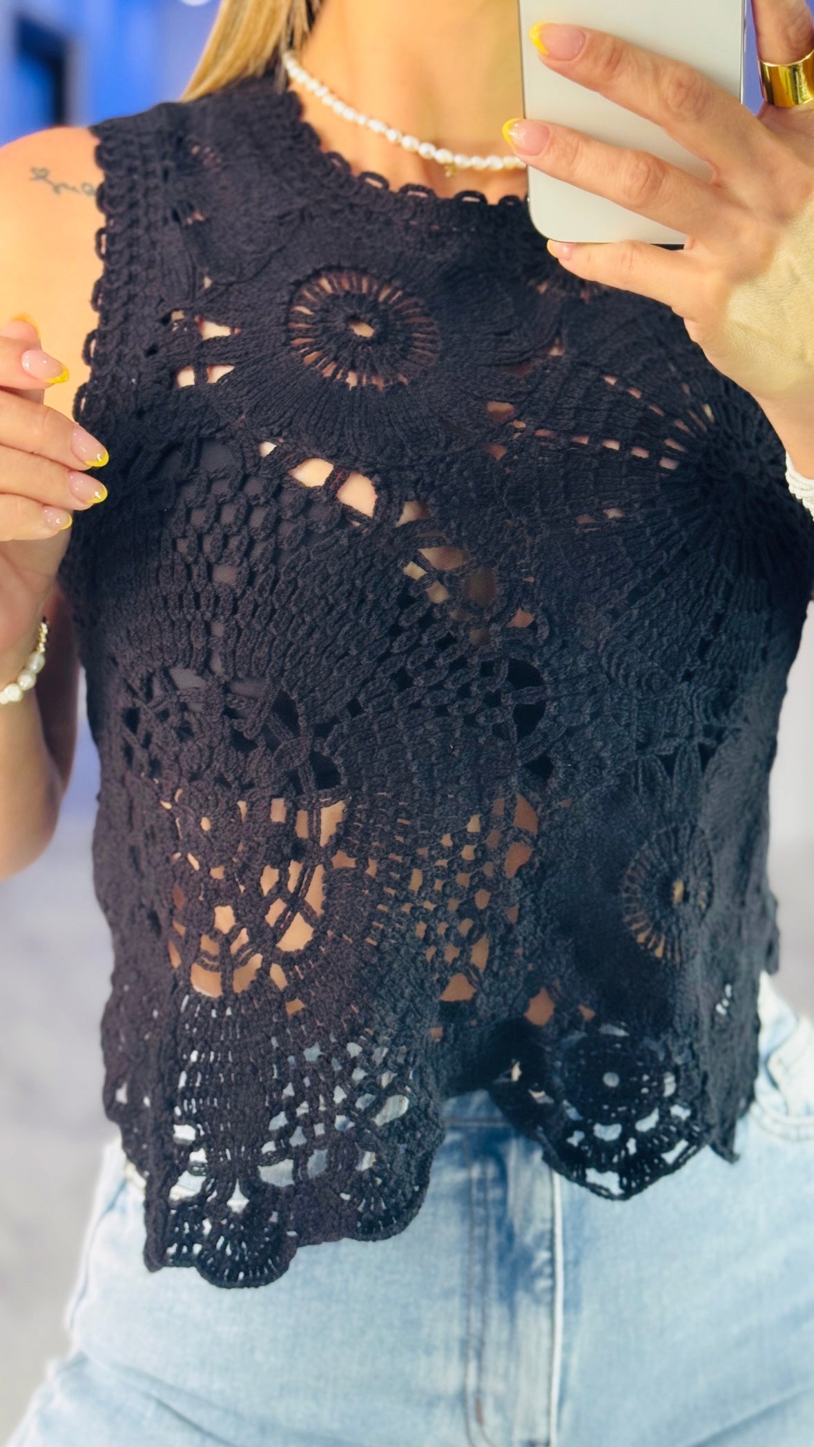 Kary Black Top
