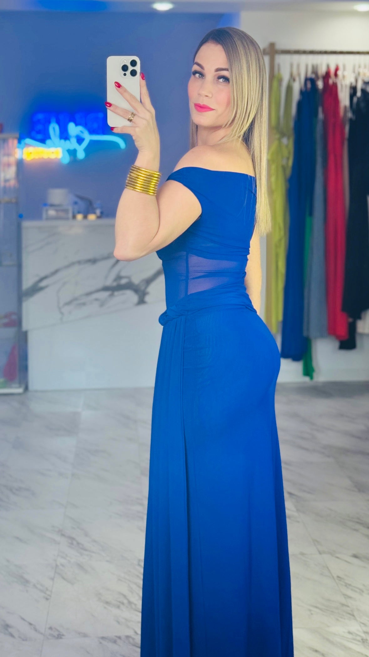 BLUE Mesh Dress💙
