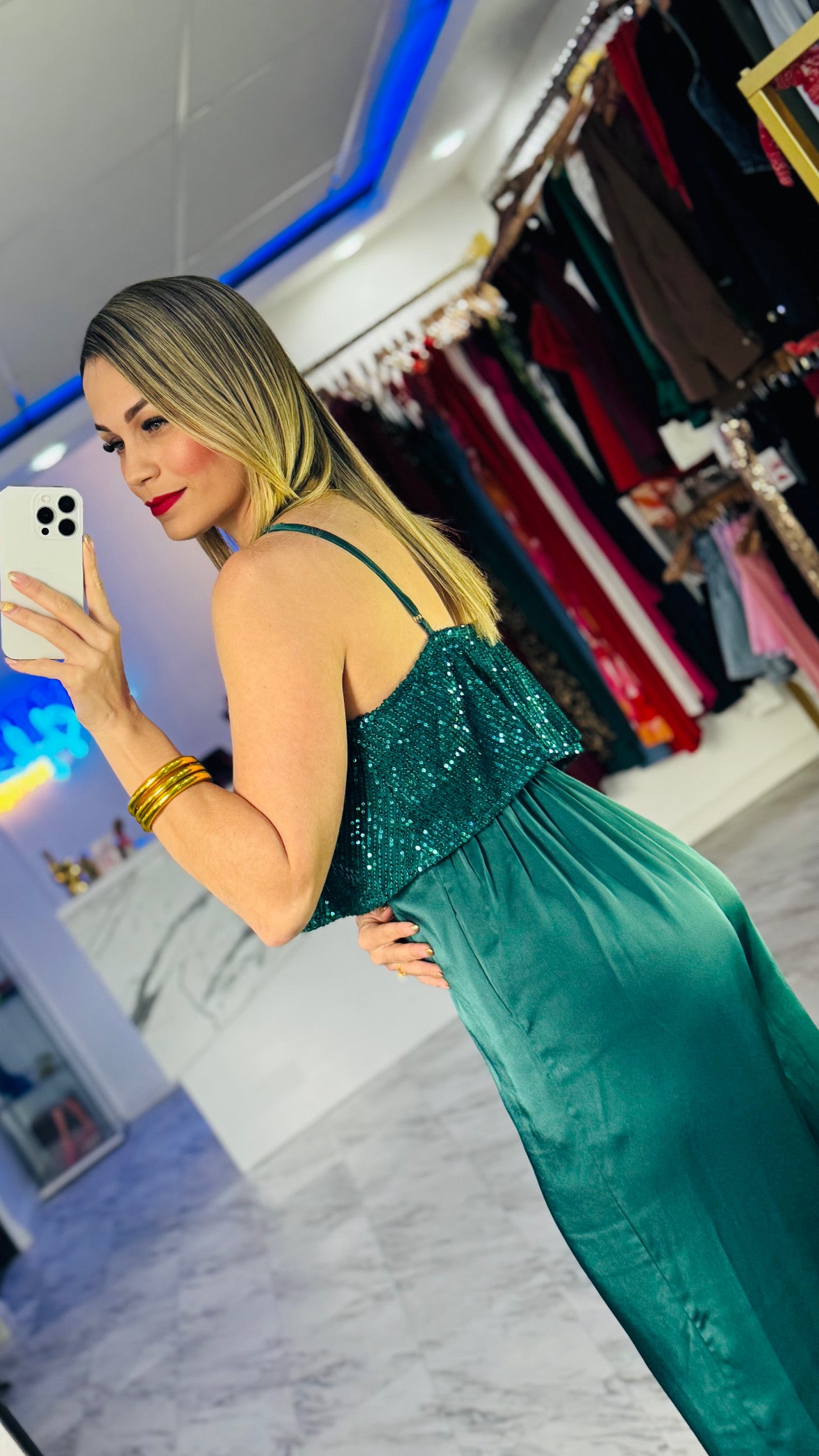 Liz Sequin Jumpsuit