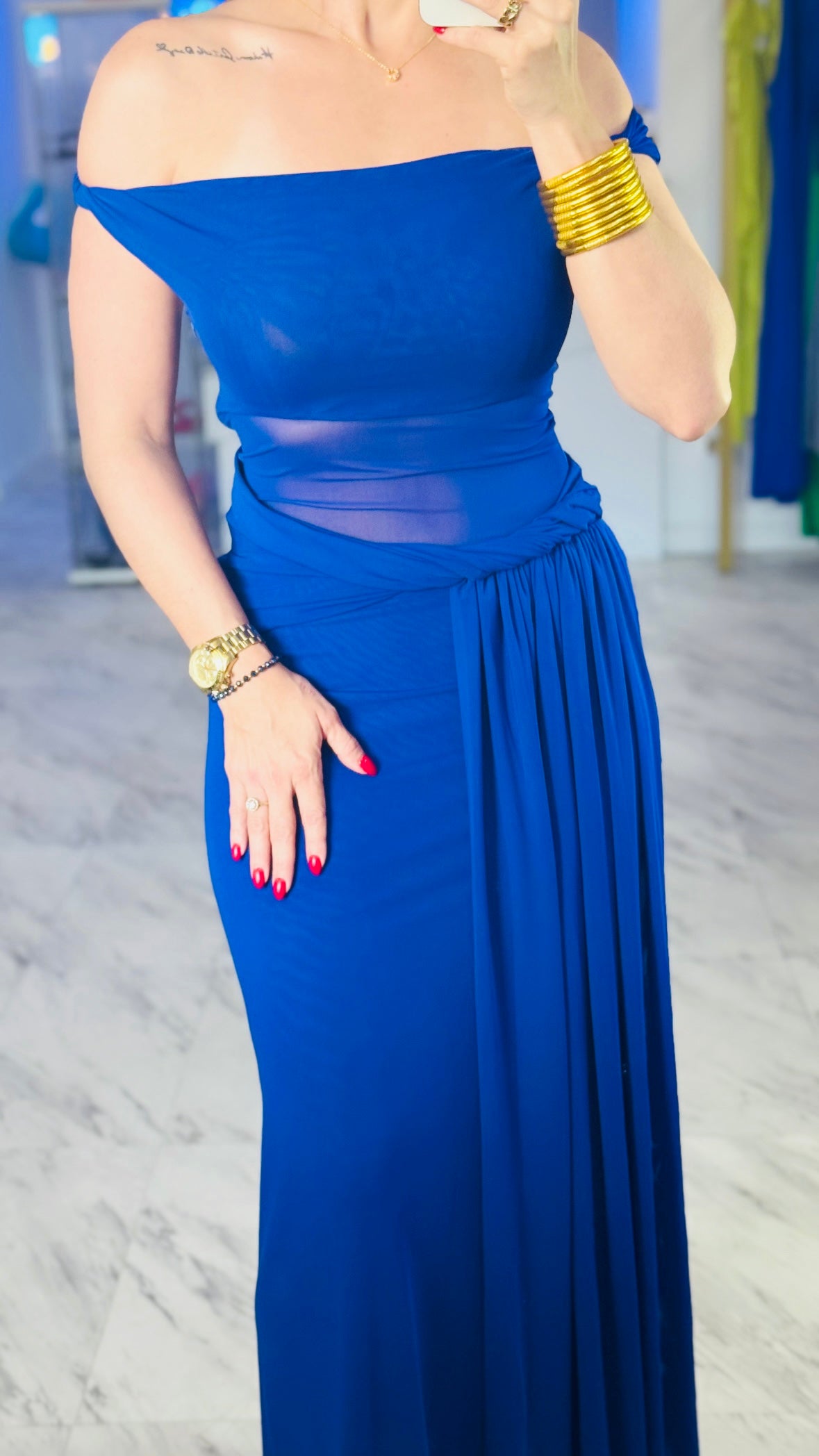 BLUE Mesh Dress💙