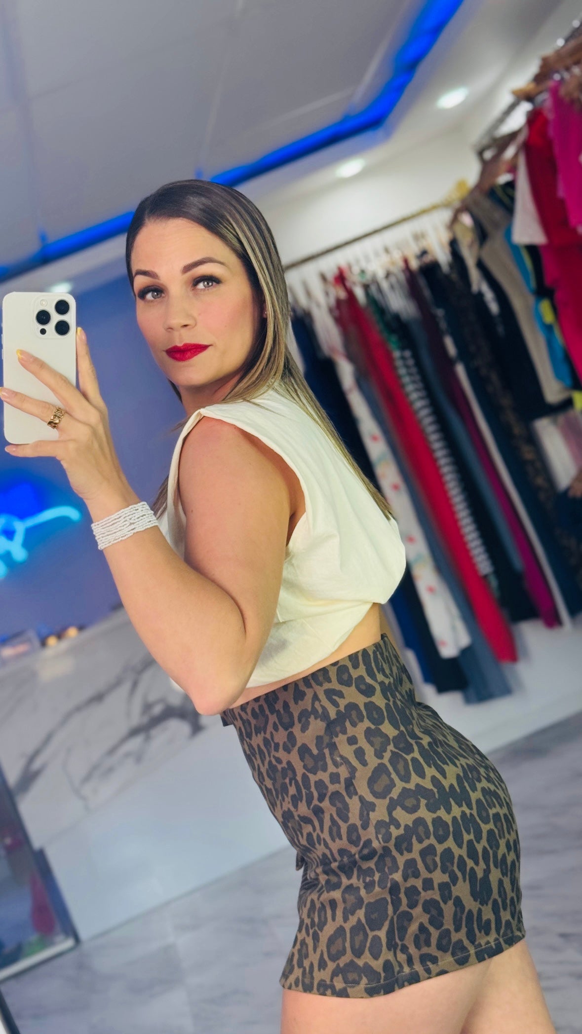 Coquette Leopard Skort