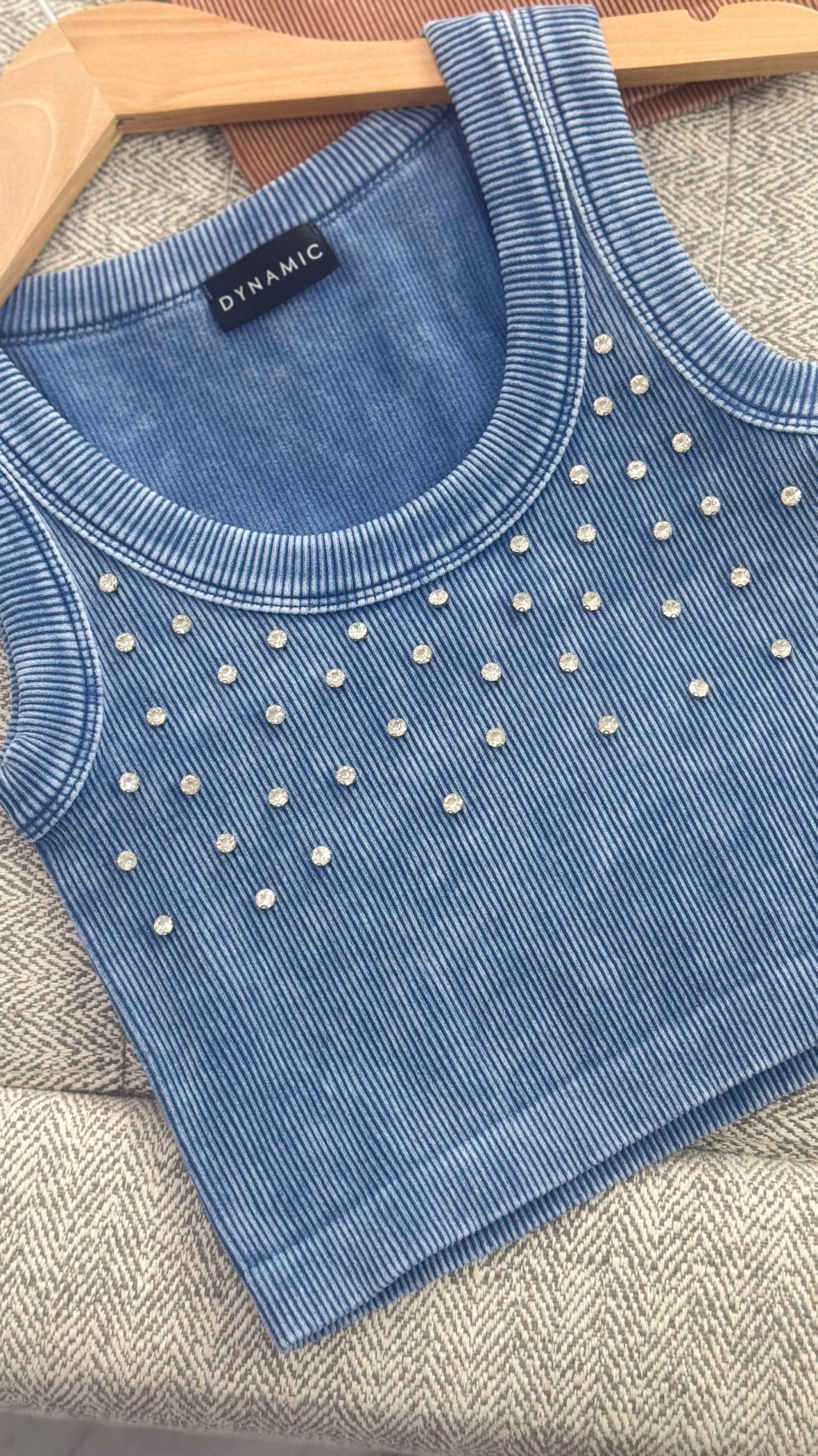 Fall Crop Top BLUE
