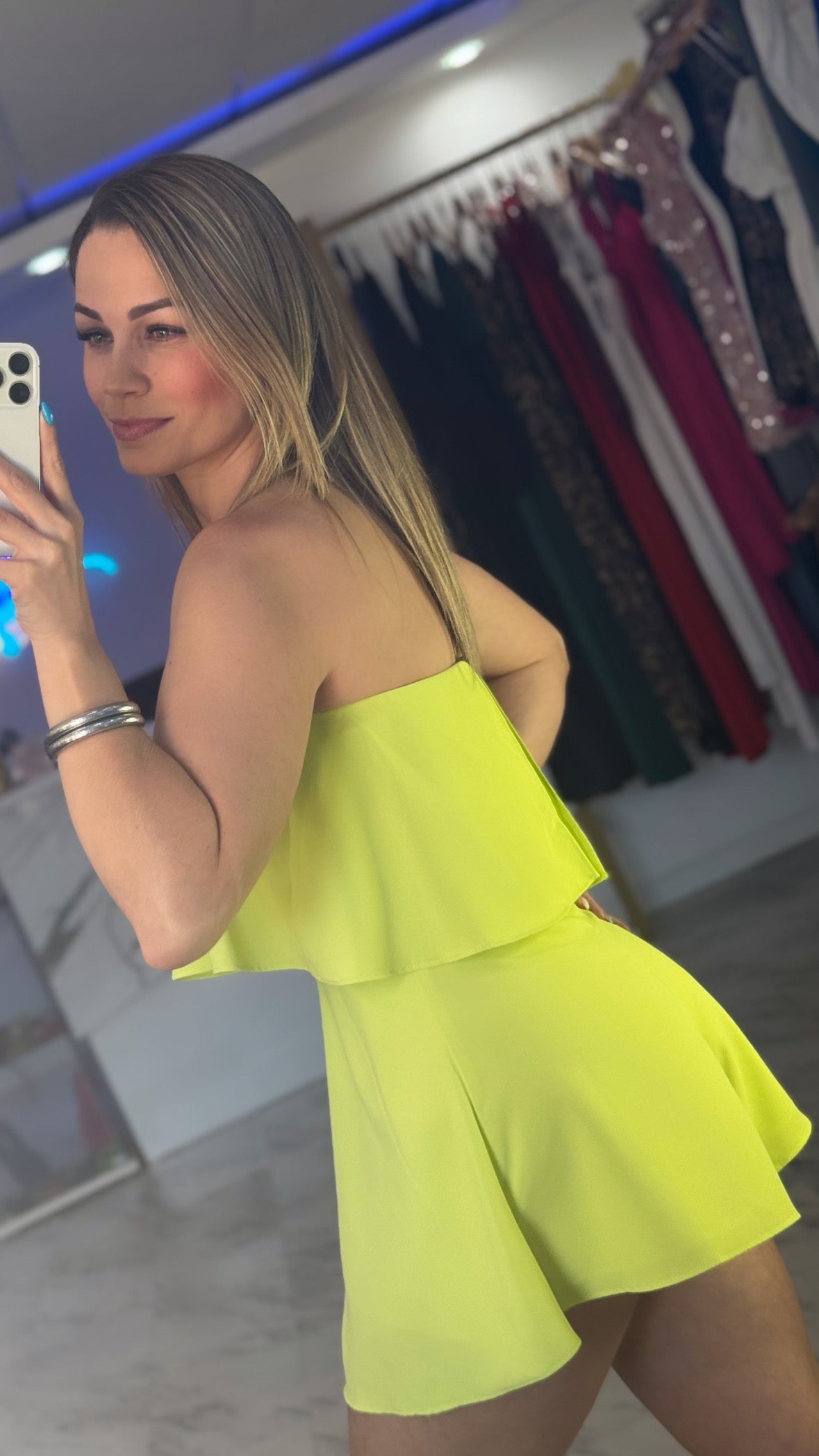 Rocío Lime Romper