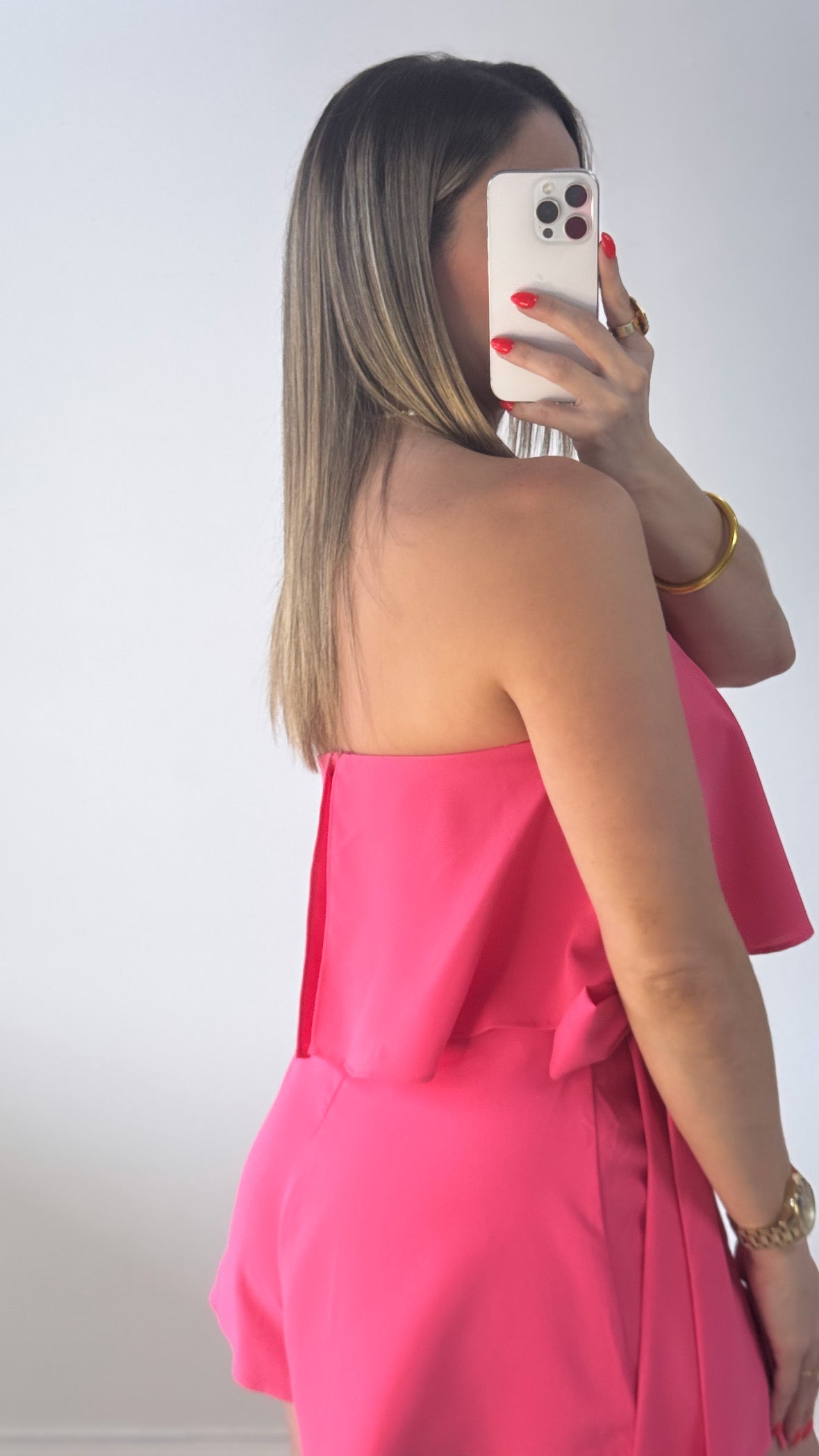 Rocío Pink Romper