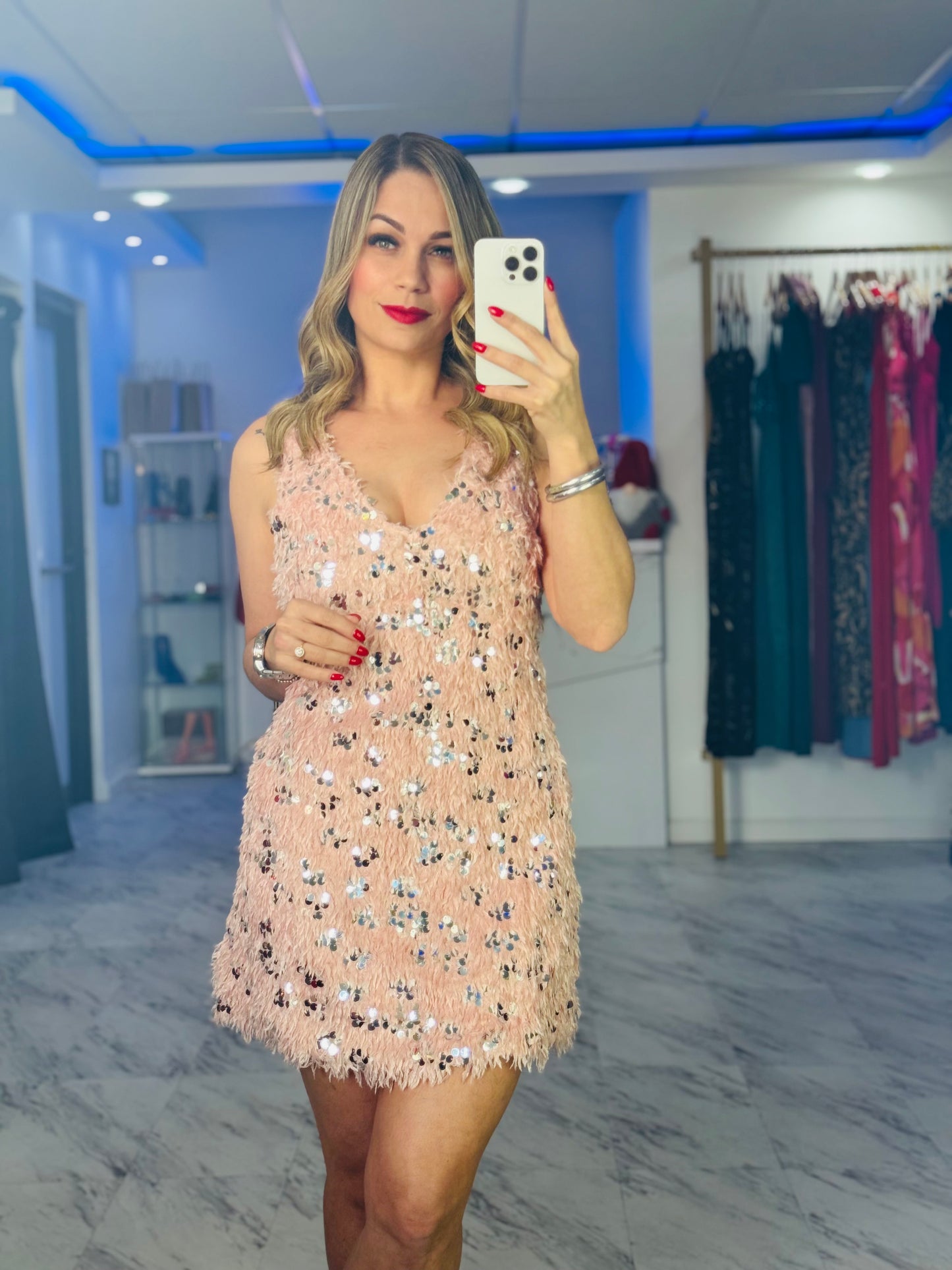 Aura Pink Dress