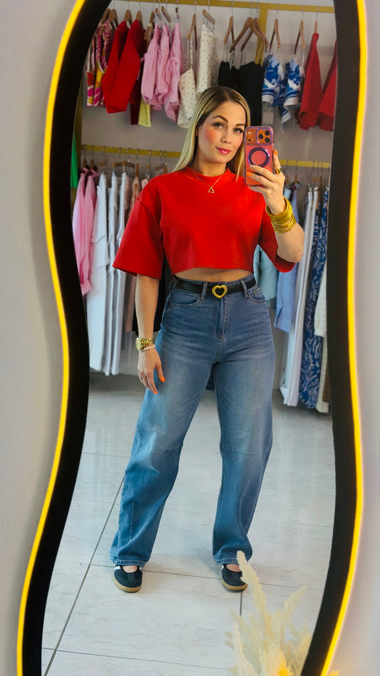 Vibrant Baggy Jeans