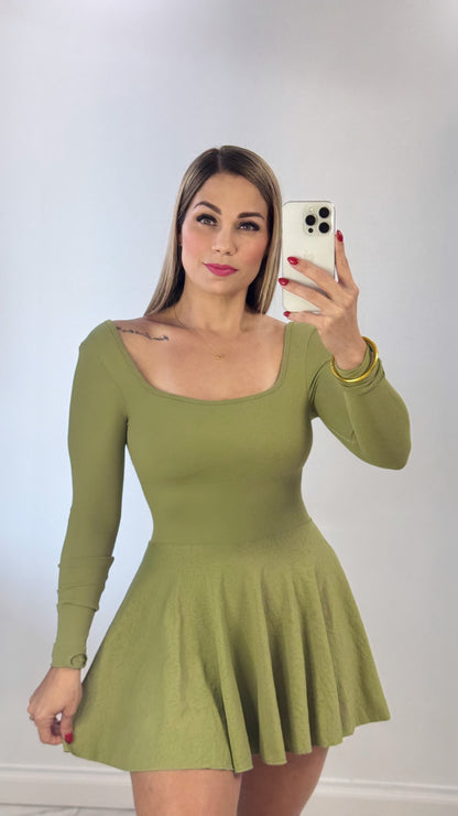 Sofie Sport Dress 👗 GREEN 🍃
