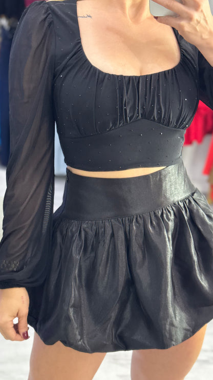 Black Balloon Skort