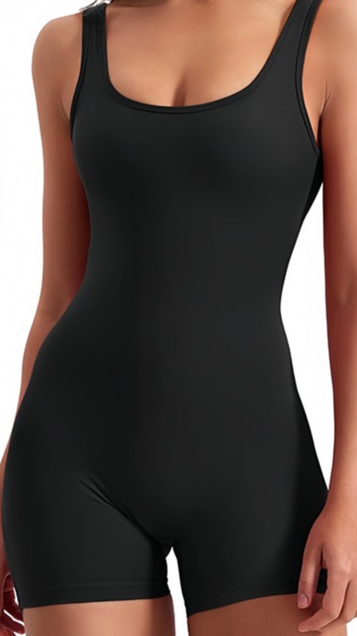 Black Gym Romper
