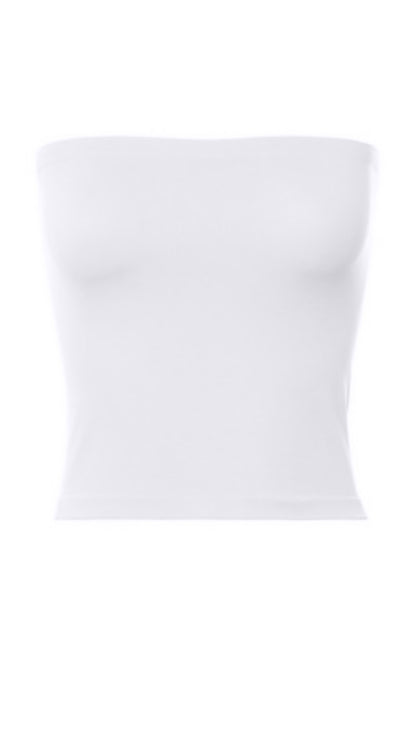 White Tube Top 🤍
