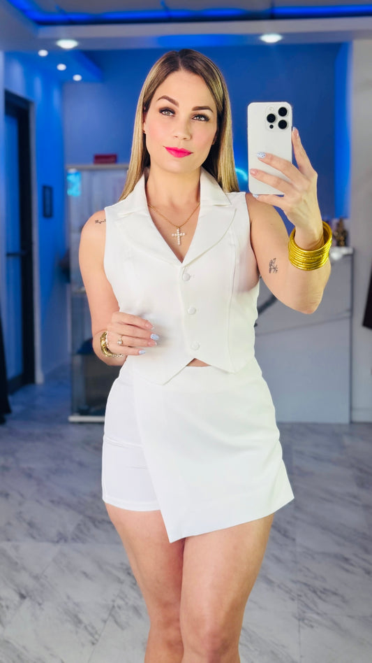 White Skort Set 🤍✨