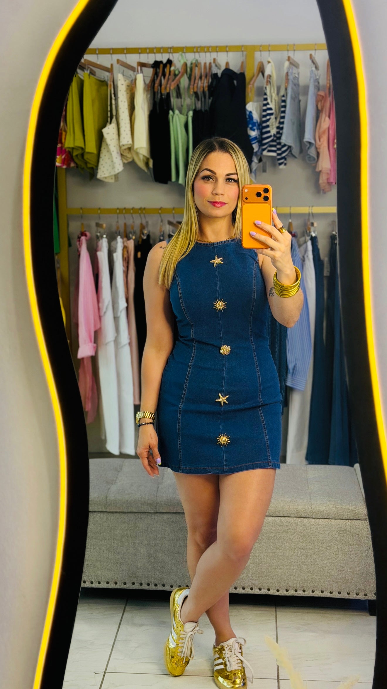 Del Mar Denim Dress 🌊