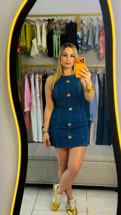Del Mar Denim Dress 🌊