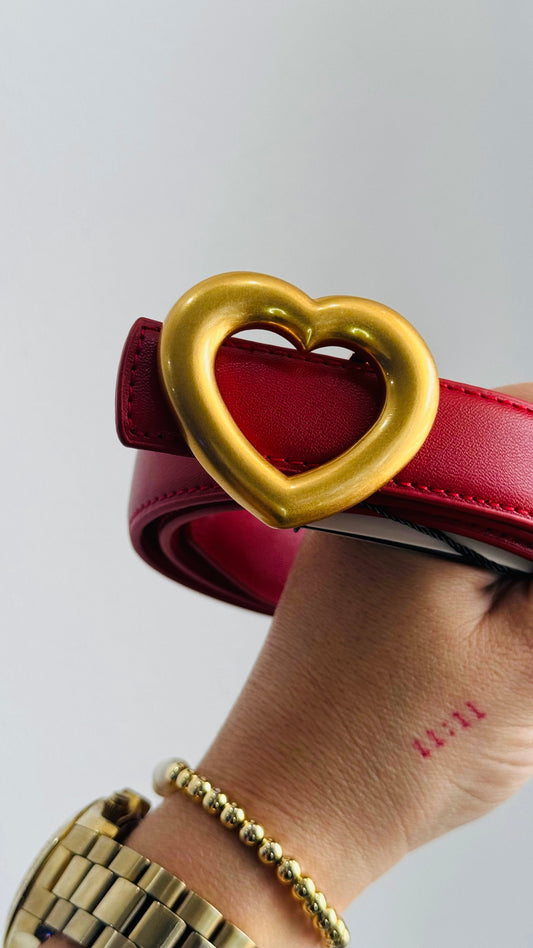 Red Leather Belt❤️