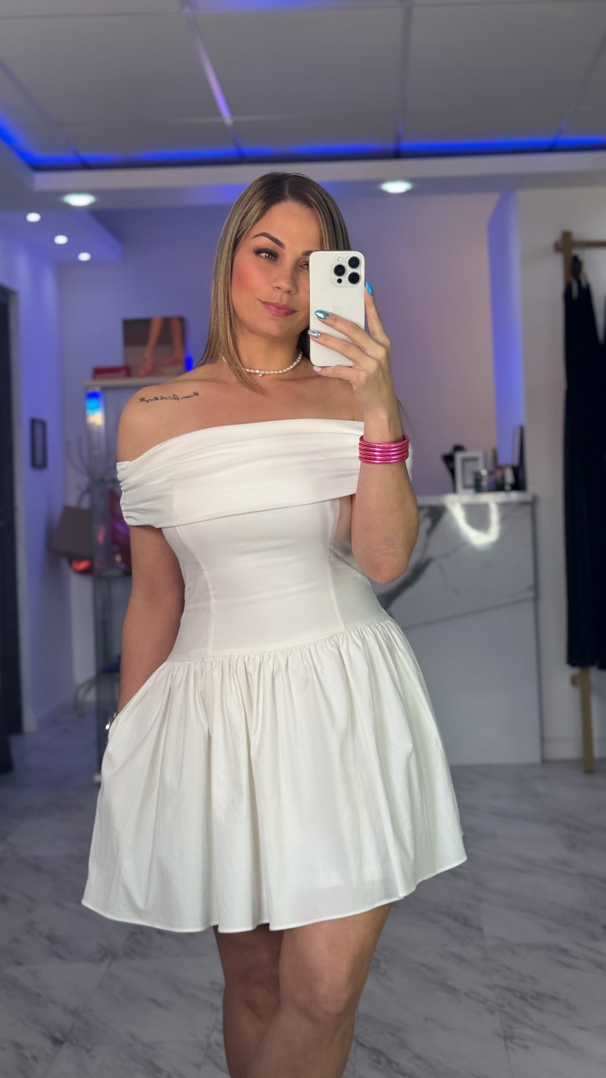 Marimar White Dress
