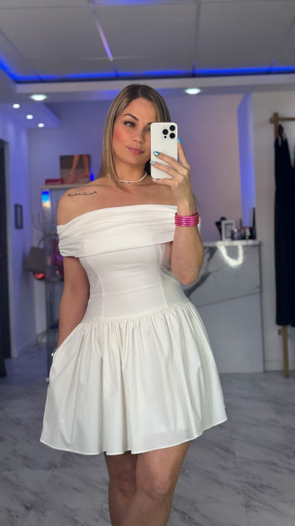 Marimar White Dress