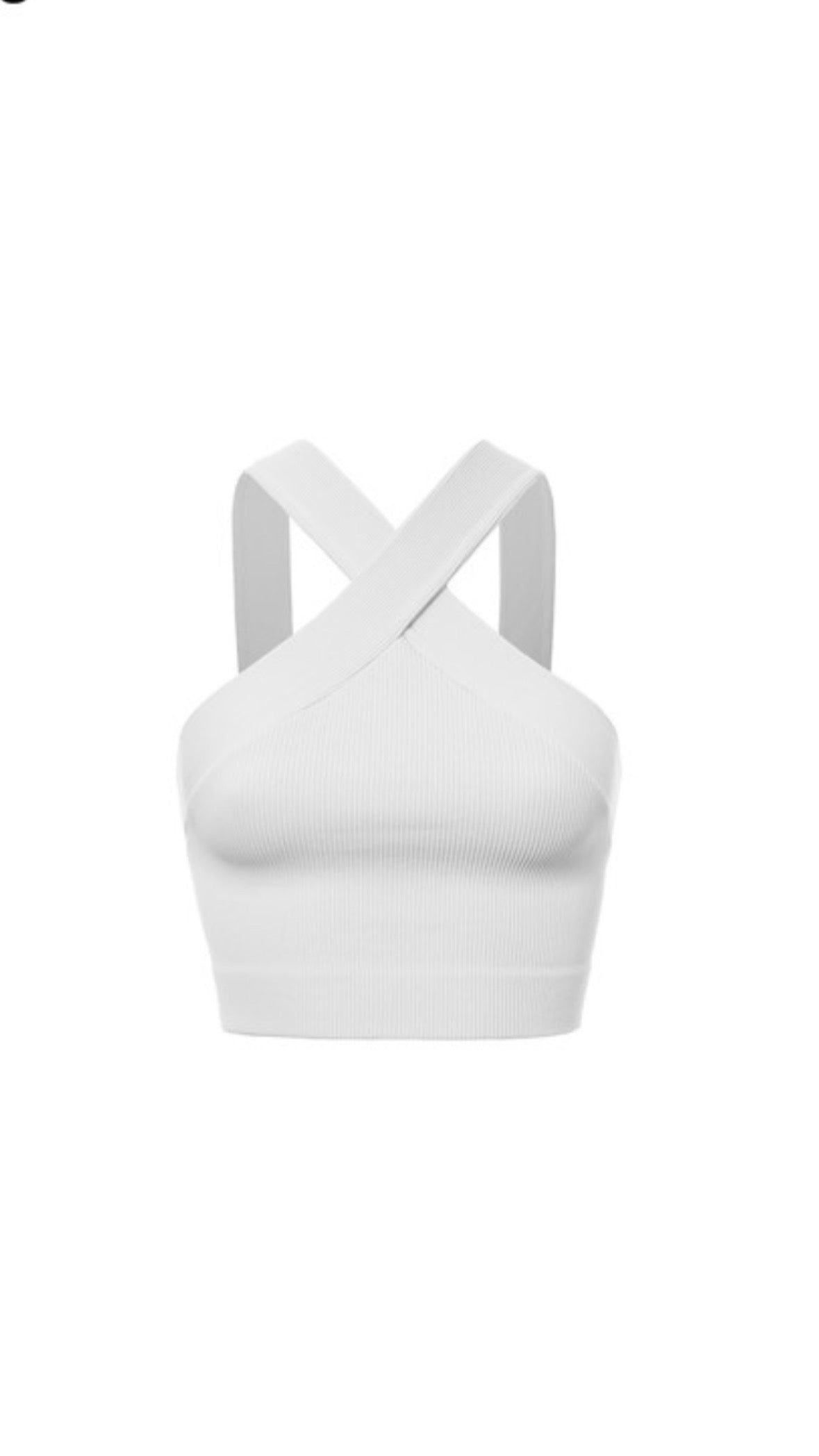 Mía White Basic Top