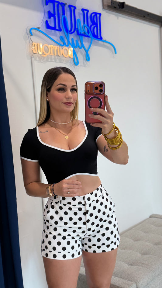 Polka Dot Short 🖤