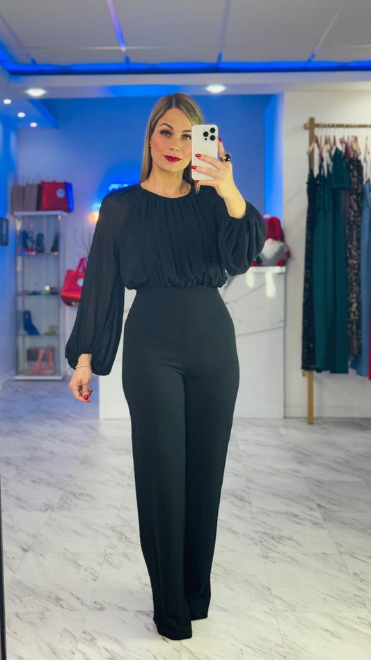 Virginia Black Jumpsuit