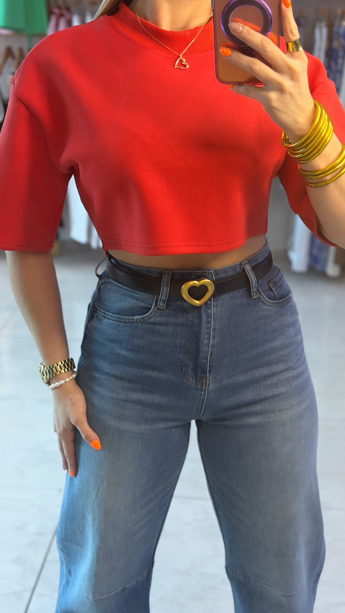 Vibrant Baggy Jeans