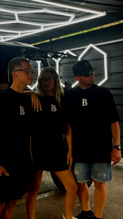 Oversized Men Black BlueBrand💙