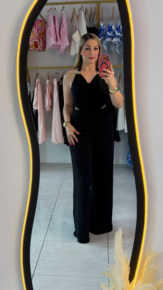 Black Gold Jumpsuit ✨