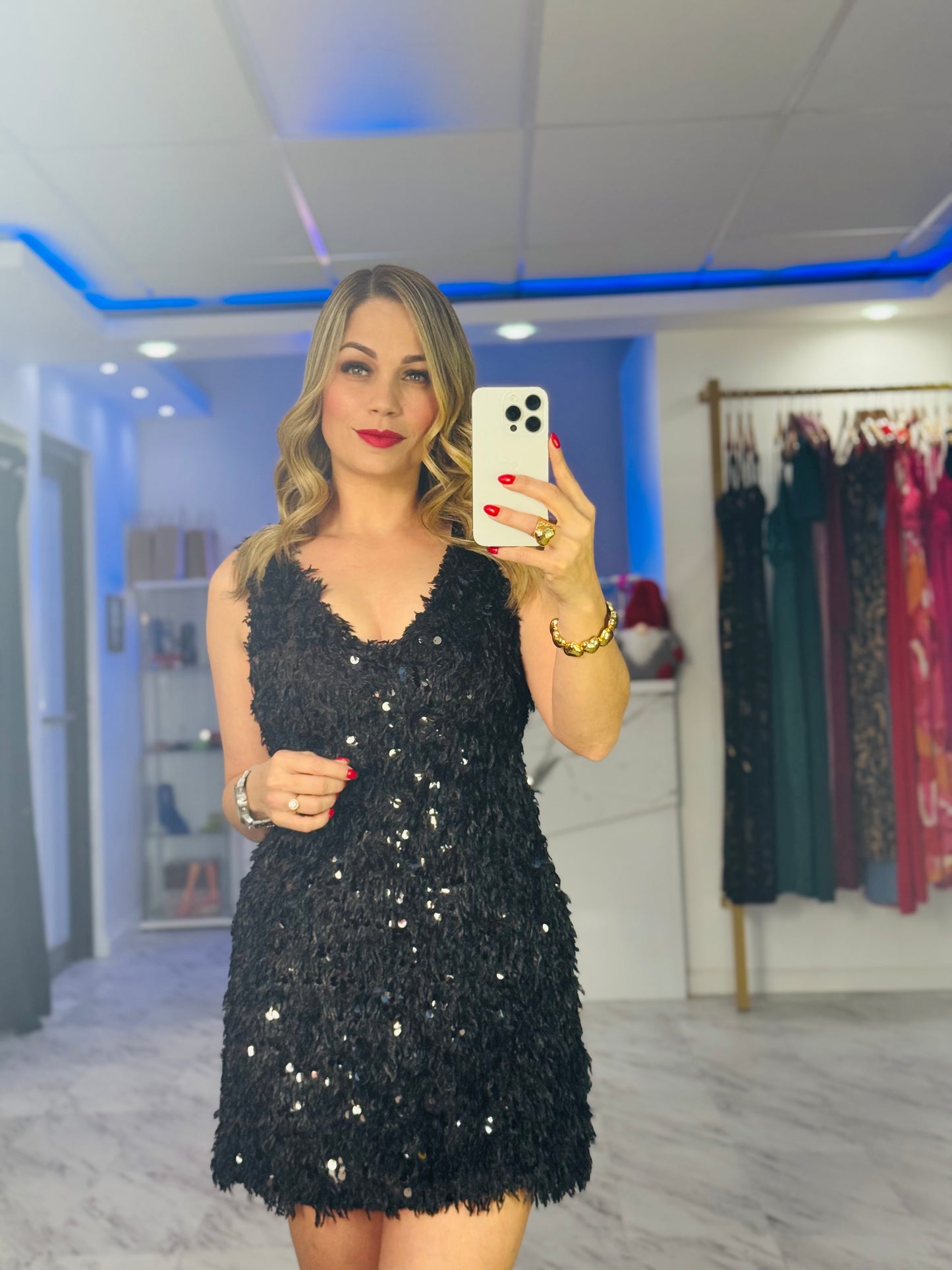 Aura Black Dress
