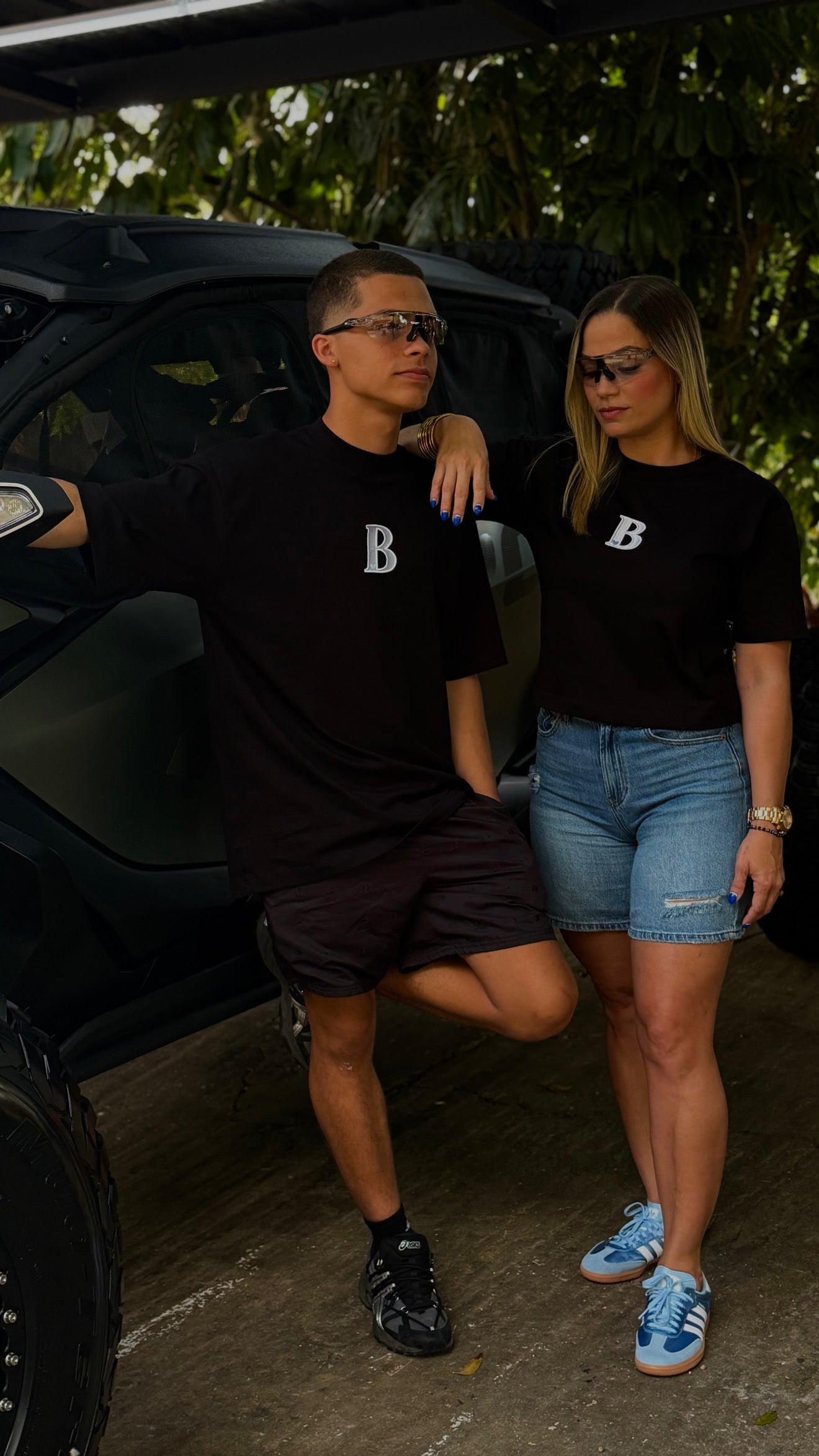 Oversized Men Black BlueBrand💙