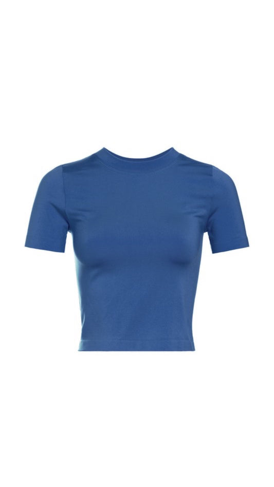 D.Blue Basic Top
