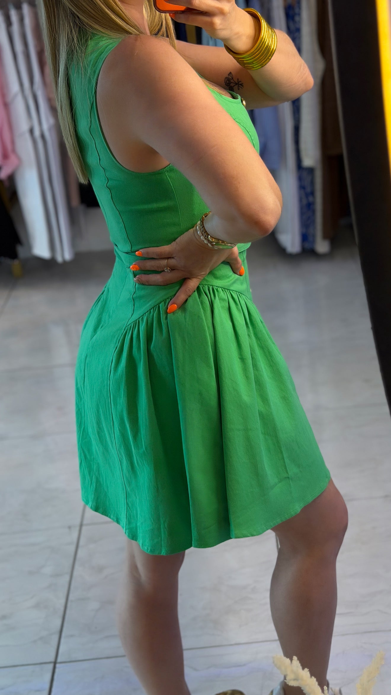 Clau Green Dress