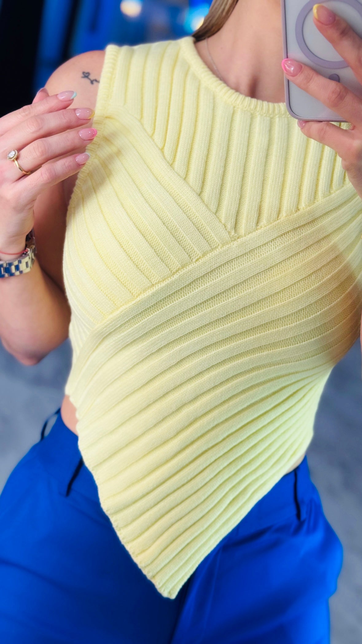 Valeria Yellow Top