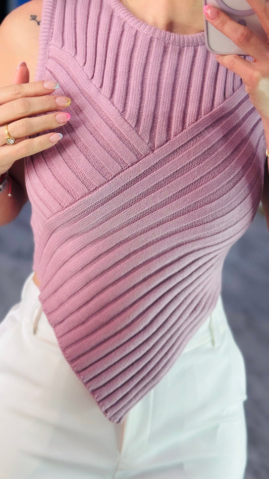 Valeria Lilac Top