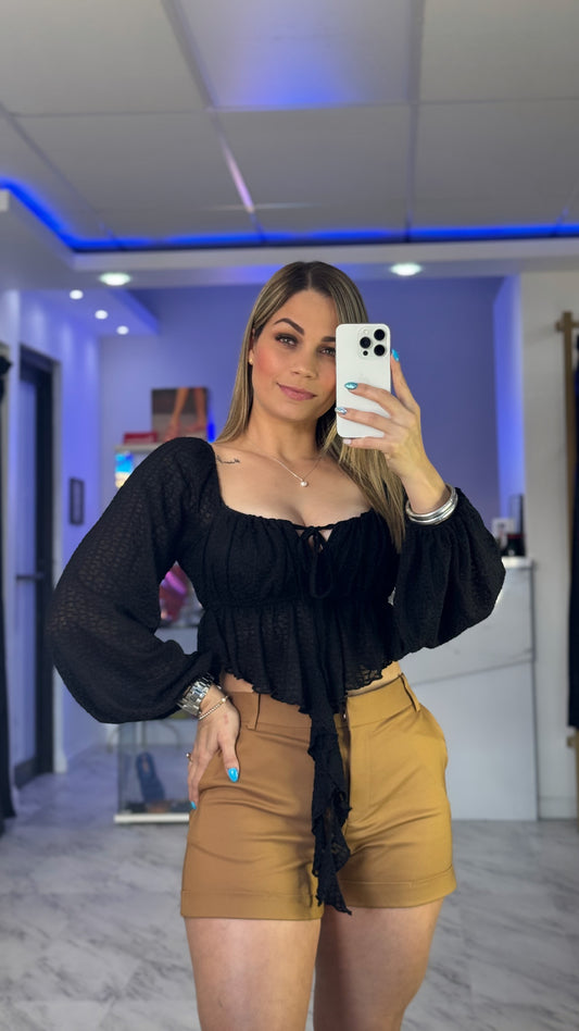 Georgina Black Blouse