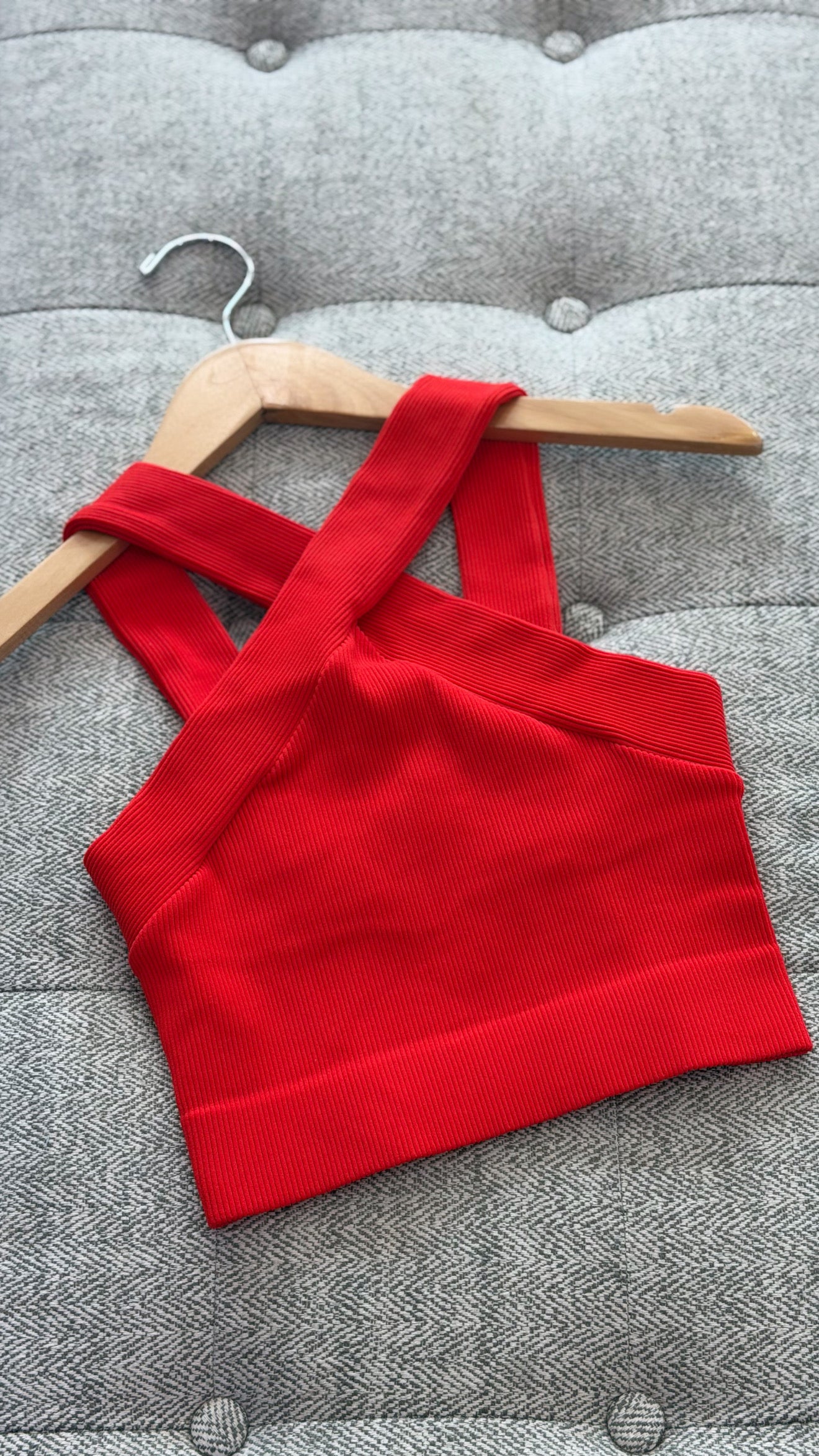 Red Cross Crop Top ❣️
