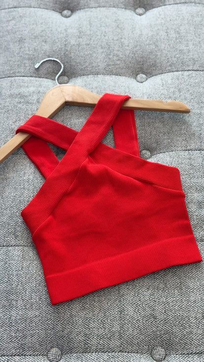 Red Cross Crop Top ❣️