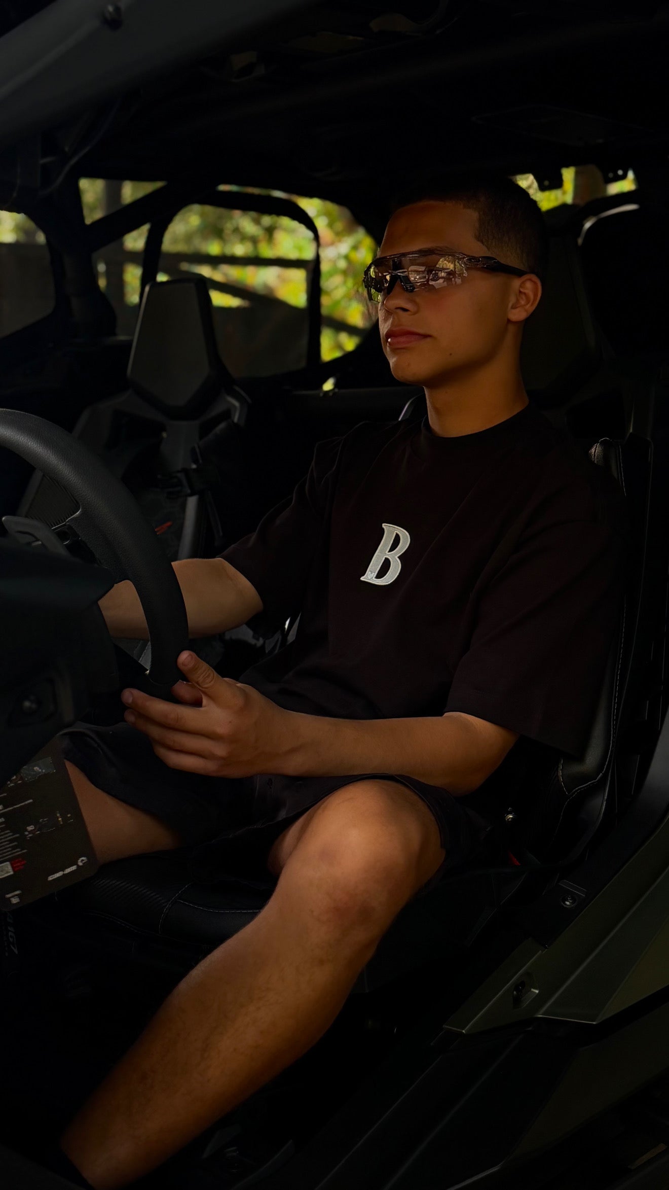 Oversized Men Black BlueBrand💙