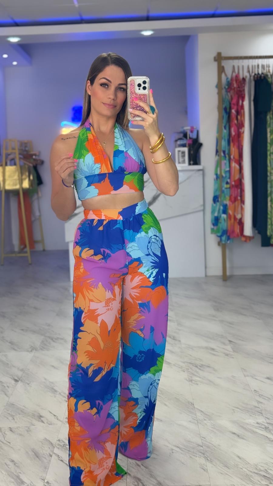Blue Tropical Set