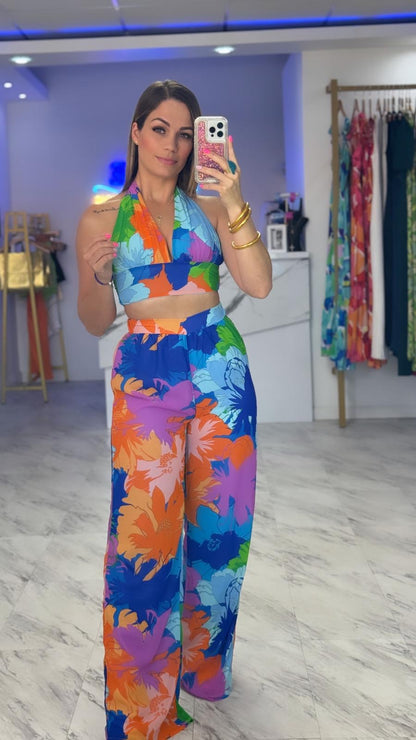 Blue Tropical Set