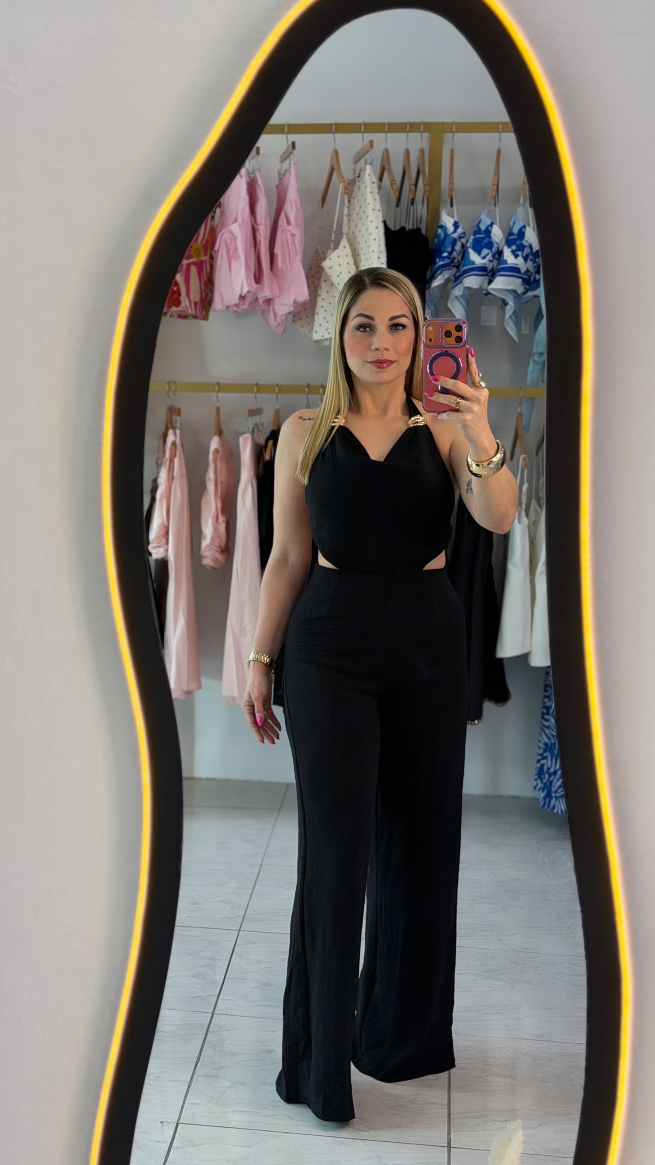 Black Gold Jumpsuit ✨