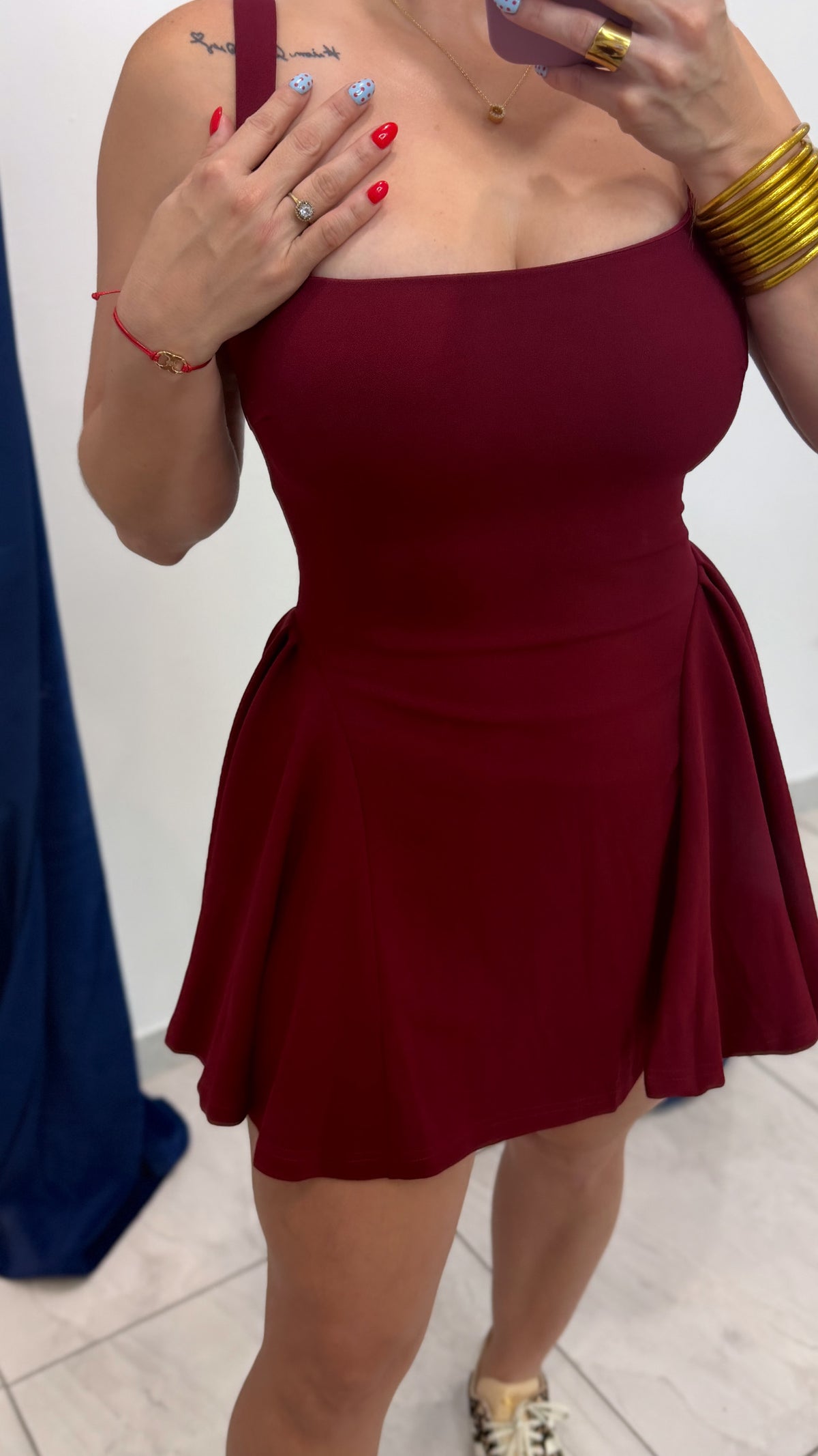 Sabrina Burgundy Dress🍷