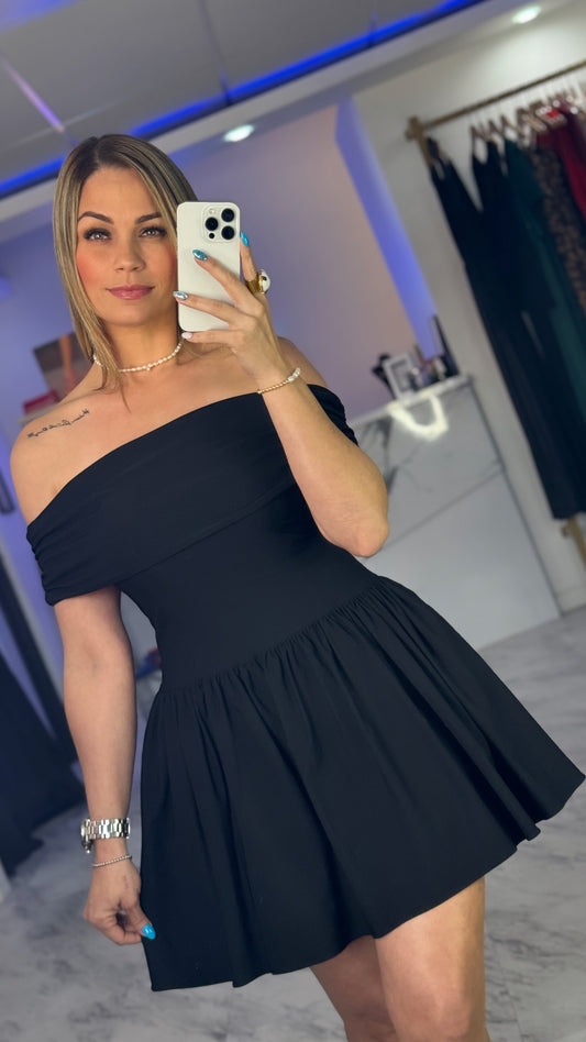 Marimar Black Dress