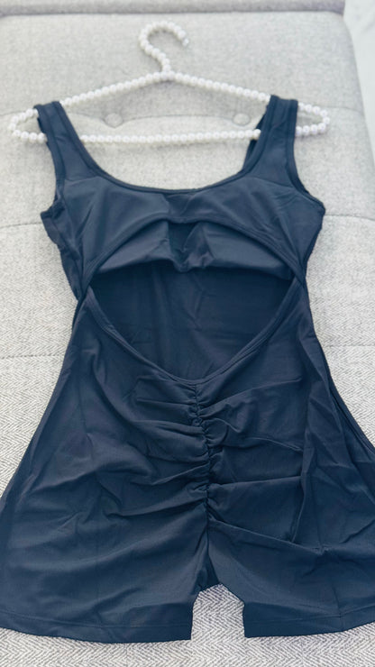 Black Gym Romper