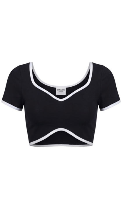 Bestie Crop Basic 🖤