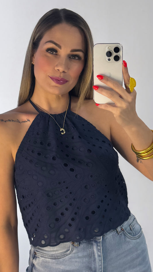 Kami Navy Top