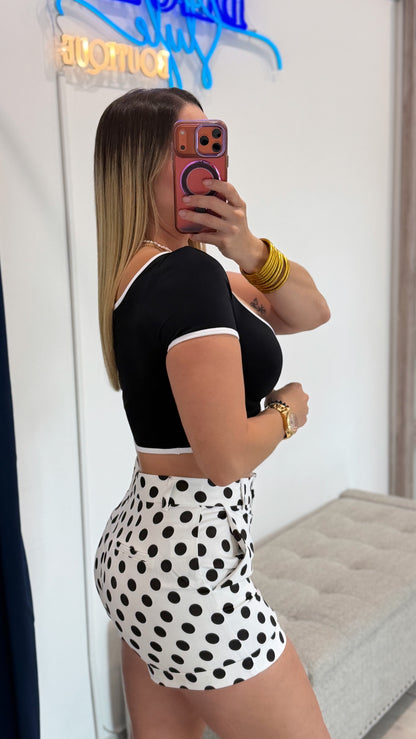 Polka Dot Short 🖤