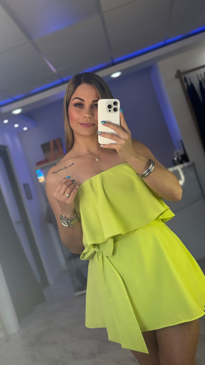 Rocío Lime Romper
